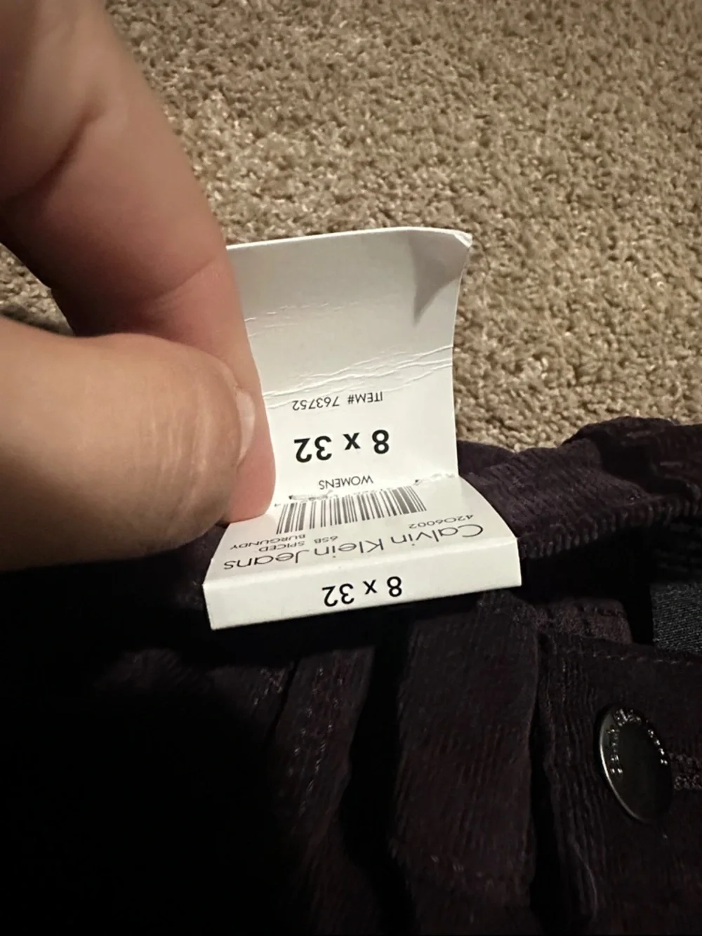 Calvin Klein new tags